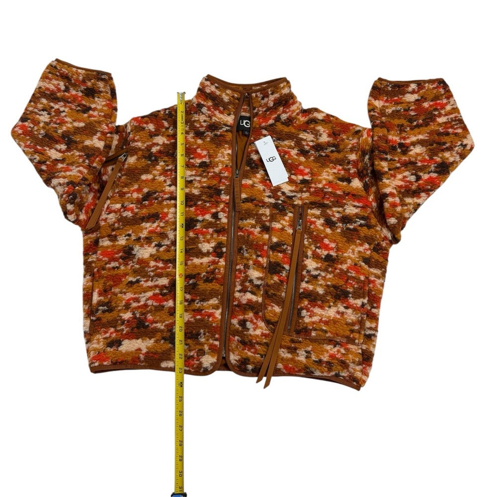 UGG Women's Marlene Front-Zip Bouclé‎ Jacket, Size XSMALL - Picture 7 of 16